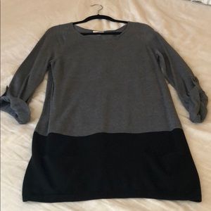 Caslon Gray and Black Dress